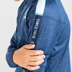 Kids' Defender Brushed Half Zip Top Marine / Green / Marine -Outdoor Clothing Store am3a3812