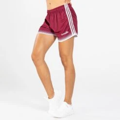 Women's Nelson Shorts Maroon / White 14 Women's Nelson Shorts Maroon / White -Outdoor Clothing Store am3a8551