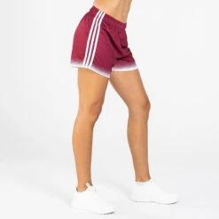 Women's Nelson Shorts Maroon / White 15 Women's Nelson Shorts Maroon / White -Outdoor Clothing Store am3a8556