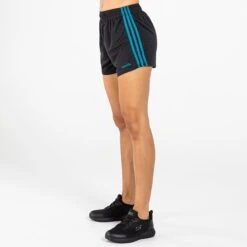 Women's Madison Mourne Shorts Black / Peacock Blue -Outdoor Clothing Store am3a8790