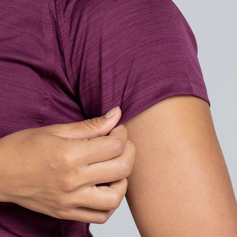 Women's Madison V-Neck T-Shirt Purple 6 Women's Madison V-Neck T-Shirt Purple - Image 4