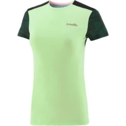 Women's Arabella T-Shirt Green / Black / Green