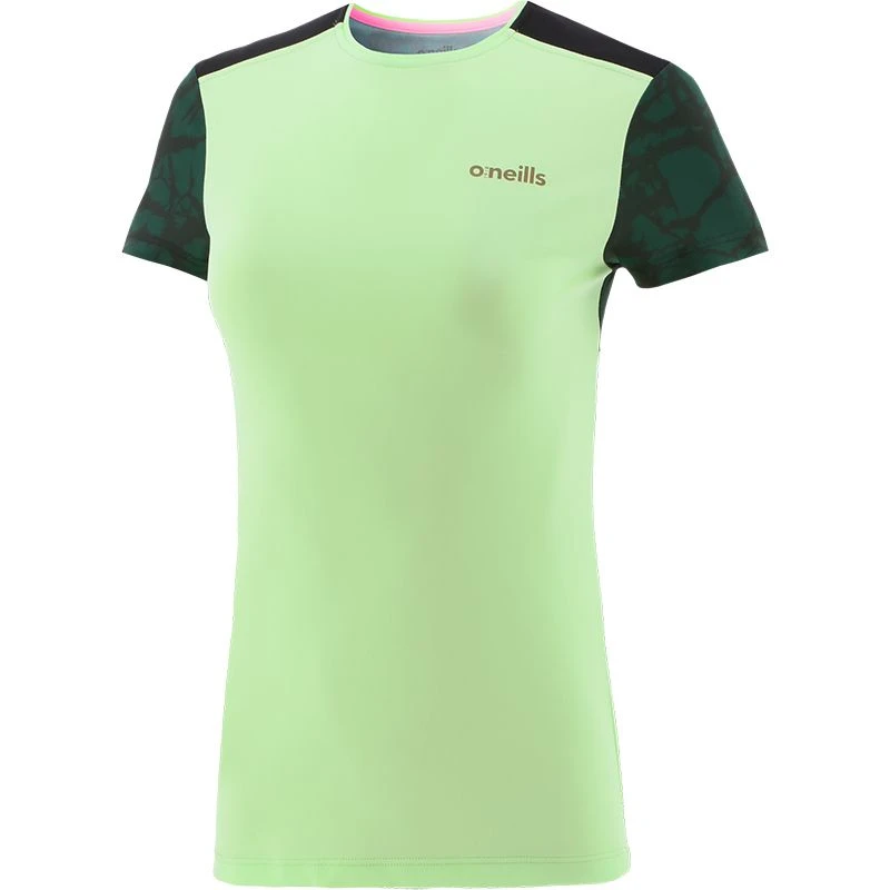 Women's Arabella T-Shirt Green / Black / Green 3 Women's Arabella T-Shirt Green / Black / Green