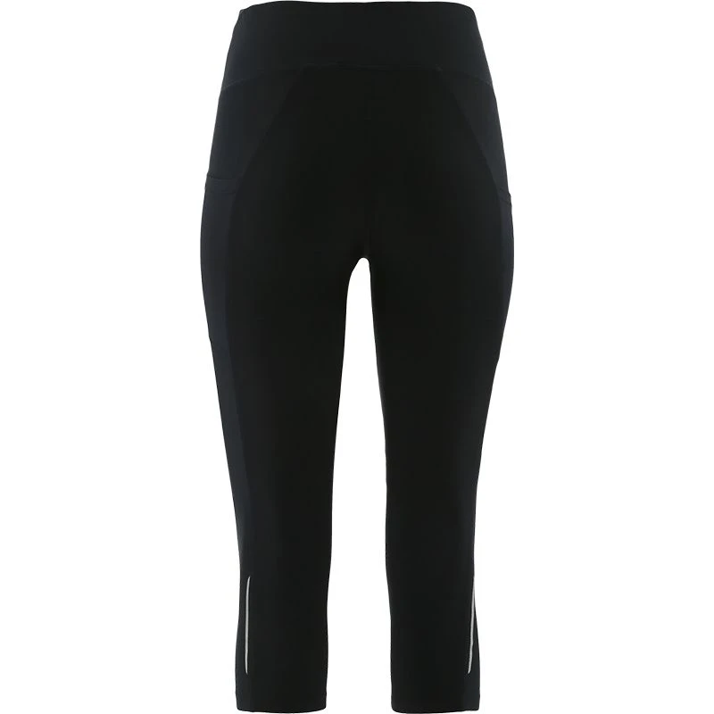 Women's Ariana Capri Leggings Black / Silver 5 Women's Ariana Capri Leggings Black / Silver - Image 3