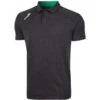 Kids' Aspen Polo Marl Black / Emerald -Outdoor Clothing Store aspen 05 polo marl blk emer trims 1 1
