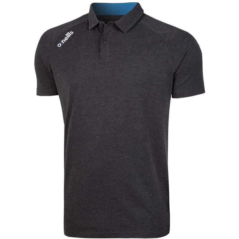Men's Aspen Polo Marl Black / Sky 3 Men's Aspen Polo Marl Black / Sky