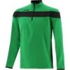 Kids' Auckland Brushed Half Zip Top Green / Black -Outdoor Clothing Store auckland 122 hz brush top mel tl emer blk 2s 1