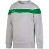 Kids' Auckland Fleece Crew Neck Sweatshirt Grey / Green / White 2 Kids' Auckland Fleece Crew Neck Sweatshirt Grey / Green / White -Outdoor Clothing Store auckland crew neck medium grey emer wht 1 1