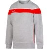 Kids' Auckland Fleece Crew Neck Sweatshirt Grey / Red / White 2 Kids' Auckland Fleece Crew Neck Sweatshirt Grey / Red / White -Outdoor Clothing Store auckland crew neck medium grey red wht kids 1