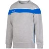 Kids' Auckland Fleece Crew Neck Sweatshirt Grey / Royal / White -Outdoor Clothing Store auckland crew neck medium grey roy wht kids 1