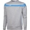Men's Auckland Fleece Crew Neck Sweatshirt Grey / Sky / White -Outdoor Clothing Store auckland crew neck medium grey sky wht 1
