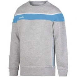 Kids' Auckland Fleece Crew Neck Sweatshirt Grey / Sky / White