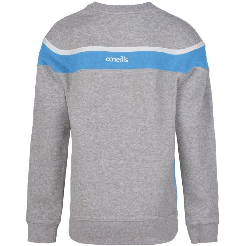 Kids' Auckland Fleece Crew Neck Sweatshirt Grey / Sky / White 4 Kids' Auckland Fleece Crew Neck Sweatshirt Grey / Sky / White - Image 2