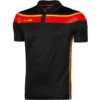 Kids' Auckland Polo Shirt Black / Red / Amber -Outdoor Clothing Store auckland k20 polo blk red amb 1 1