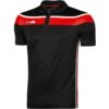Kids' Auckland Polo Shirt Black / Red / White