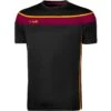 Kids' Auckland T-Shirt Black / Maroon / Amber -Outdoor Clothing Store auckland tee blk maroon amb 1 1
