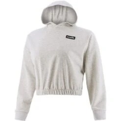 Women's Avelina Cropped Hooded Top Grey