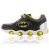 Batman Light Up Trainers Black / Yellow -Outdoor Clothing Store batman sole lights runners boys blk yel 1 2