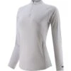 Women's Carrie Half Zip Top Grey / Black / Pink -Outdoor Clothing Store cari 273 0 gen gybkpk wmns p1