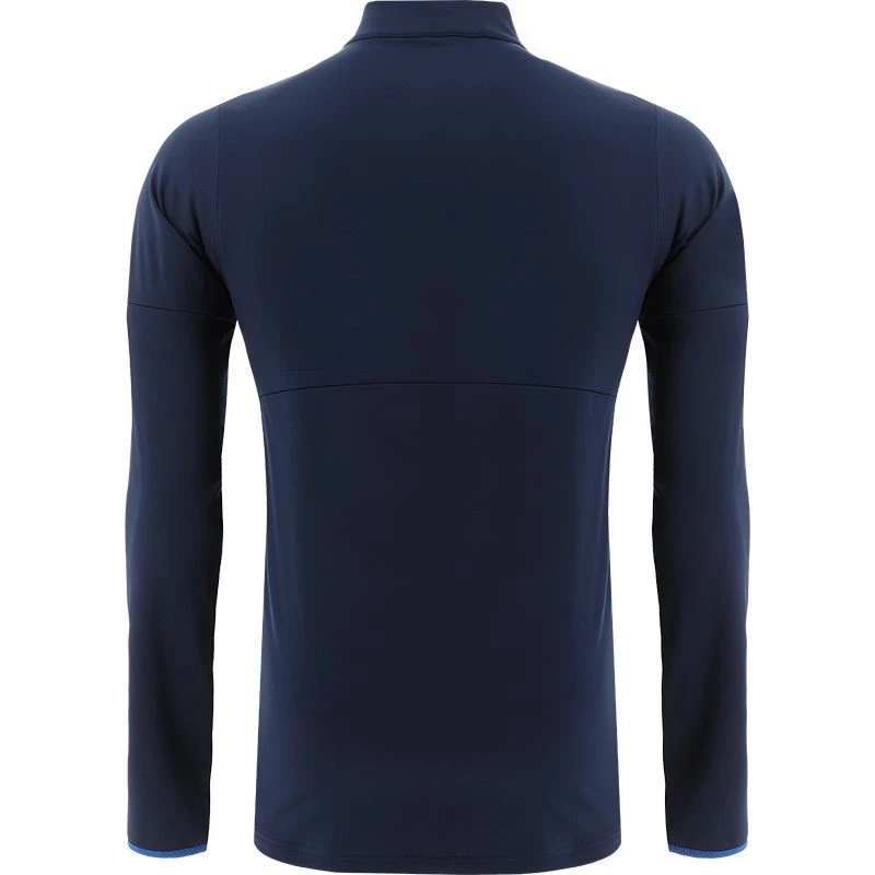 Men's Cody Brushed Half Zip Top Marine / Royal / Green 4 Men's Cody Brushed Half Zip Top Marine / Royal / Green - Image 2