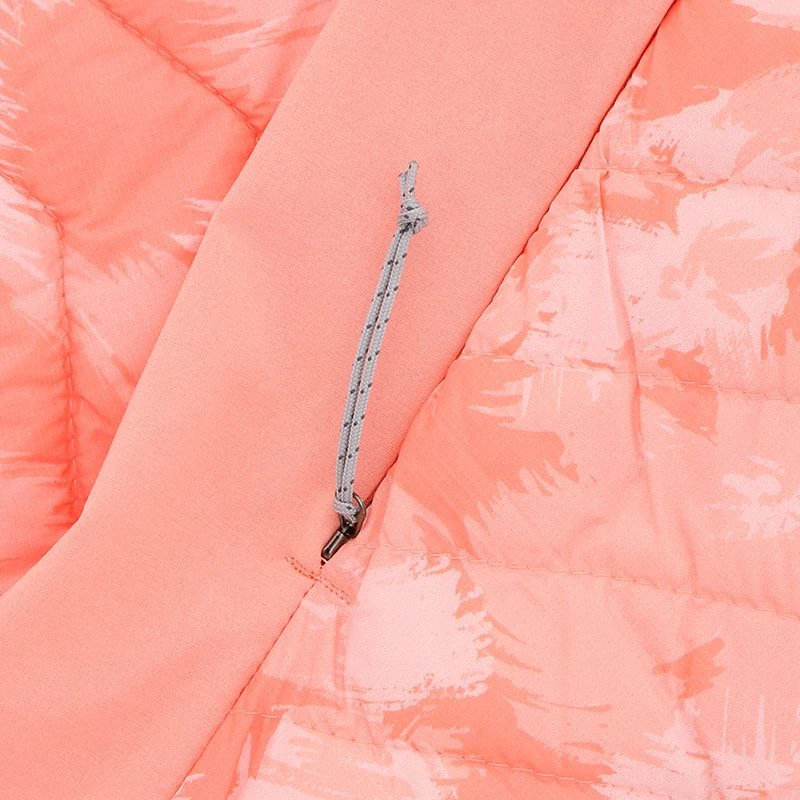 Columbia Women's Powder Lite™ Hybrid Hooded Jacket Coral 5 Columbia Women's Powder Lite™ Hybrid Hooded Jacket Coral - Image 3