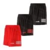 Kids' Connell Shorts 3 Pack Black / Red -Outdoor Clothing Store connell black blackred red 1