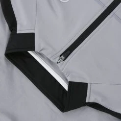 Men's Defender Brushed Half Zip Top Grey / Black / White -Outdoor Clothing Store defe 184 0 gen gybkwh adlt p5