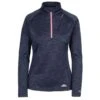 Trespass Women's Fairford Half Zip Fleece Top Navy Marl -Outdoor Clothing Store fairford faflflk10001 nvm a
