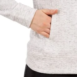 Trespass Women's Winnie Full Zip Hoodie Ghost Marl -Outdoor Clothing Store fatoswtr0009ghm 5