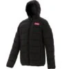 Kids' Fiona Hooded Padded Jacket Black / Pink 1 Kids' Fiona Hooded Padded Jacket Black / Pink -Outdoor Clothing Store fiona 072 padded jacket blk pink kids 1