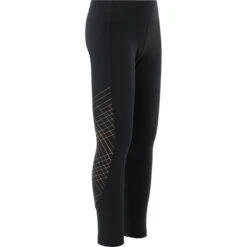 Kids' Freya 7/8 Leggings Black / Rose Gold