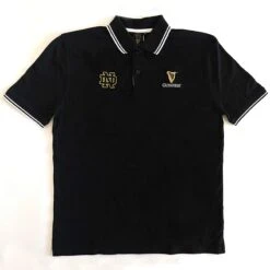 Guinness Men's Notre Dame Cotton Polo Black 8 Guinness Men's Notre Dame Cotton Polo Black -Outdoor Clothing Store gnd2000 1