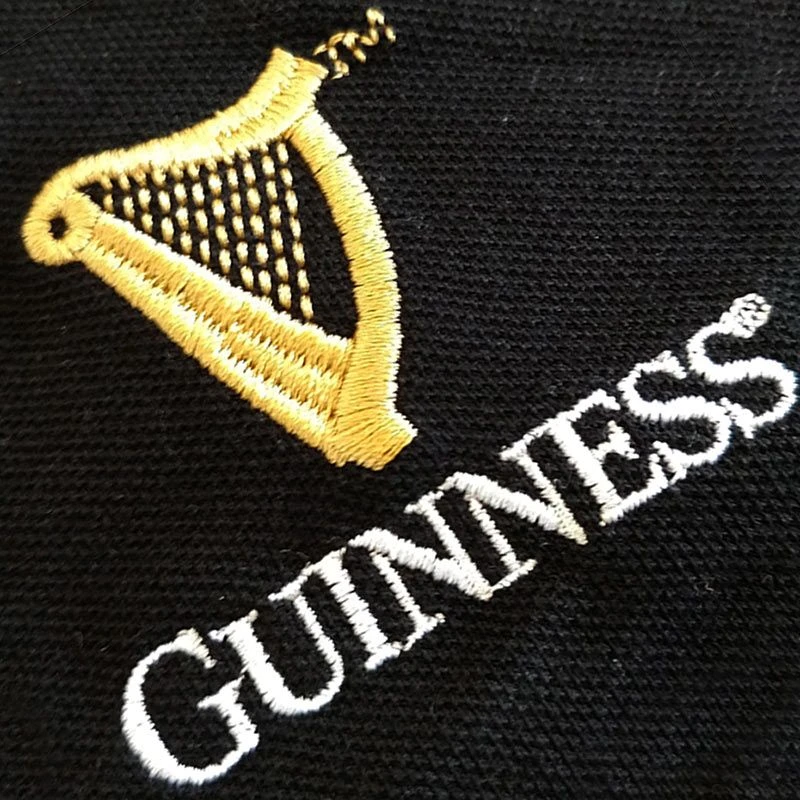 Guinness Men's Notre Dame Cotton Polo Black 6 Guinness Men's Notre Dame Cotton Polo Black - Image 4