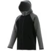 Kids' Henry Fleece Full Zip Hoodie Black / Dark Grey -Outdoor Clothing Store henry16 fz flc hoodie blk char kids 1