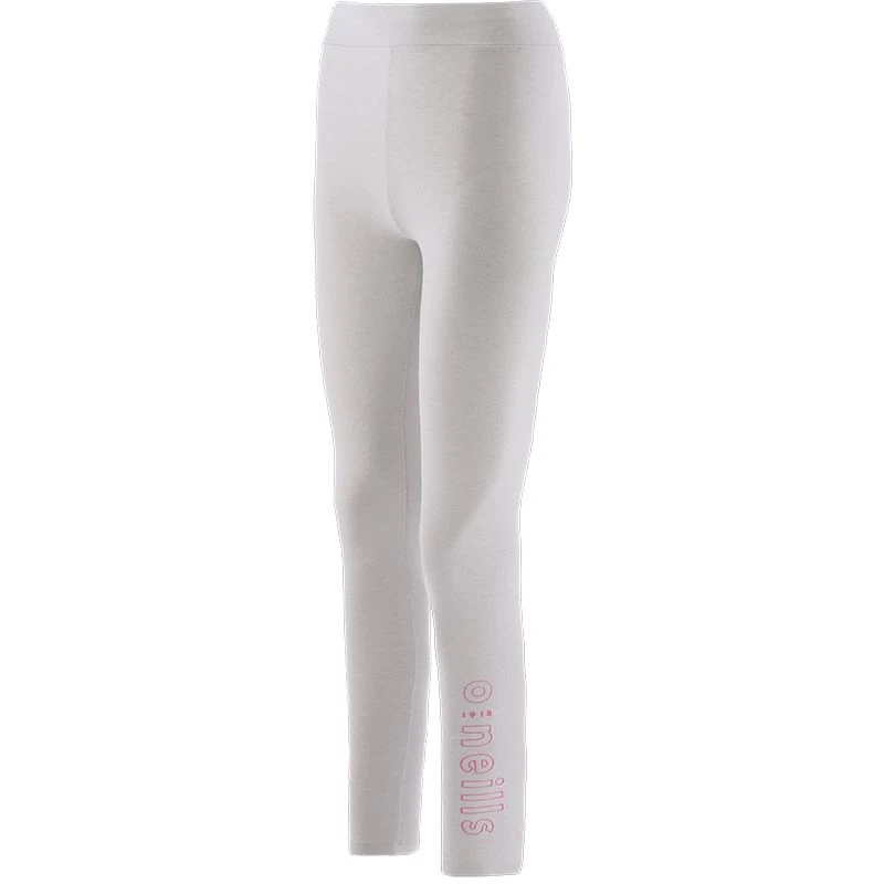 Kids' Katalina Cotton Leggings Grey / Pink 5 Kids' Katalina Cotton Leggings Grey / Pink - Image 3