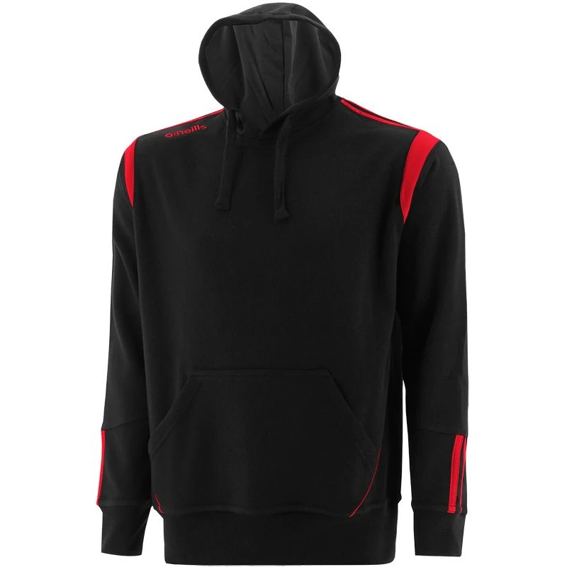 Men's Loxton Hooded Top Black / Red 3 Men's Loxton Hooded Top Black / Red