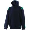 Kids' Loxton Hooded Top Marine / Green -Outdoor Clothing Store loxton 011 flc oh hoodie mar emer kids 2s 1