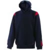 Kids' Loxton Hooded Top Marine / Red -Outdoor Clothing Store loxton 011 flc oh hoodie mar red kids 2s 1