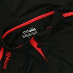 Kids' Loxton Polo Shirt Black / Red -Outdoor Clothing Store loxton 061 k20 polo blk red 2s 6 1