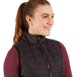 Trespass Women's Lyla Padded Gilet Black -Outdoor Clothing Store lyla fajkgitr0001 blx m04