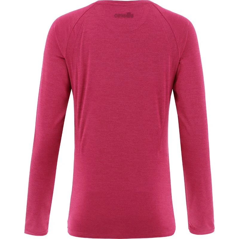 Women's Madison Long Sleeve Top Pink 4 Women's Madison Long Sleeve Top Pink - Image 2