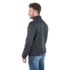 Trespass Men's Bingham Fleece Jacket Black Marl -Outdoor Clothing Store maflfln20004bkm 2