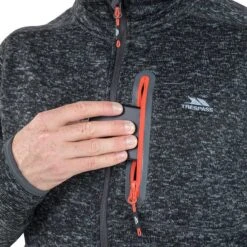 Trespass Men's Bingham Fleece Jacket Black Marl -Outdoor Clothing Store maflfln20004bkm 7