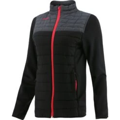 Women's Montana Padded Jacket Black / Pink