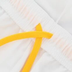 Kids' Mourne Shorts White / Green Shadow / Amber -Outdoor Clothing Store mourne gaelic short printed panel wht emer mar 6 3