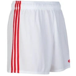Kids' Mourne Shorts White / Red -Outdoor Clothing Store mourne gaelic shorts wht red 3s 2