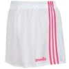 Kids' Mourne Shorts White / Pink -Outdoor Clothing Store mourne shorts wht deep pink 1 1