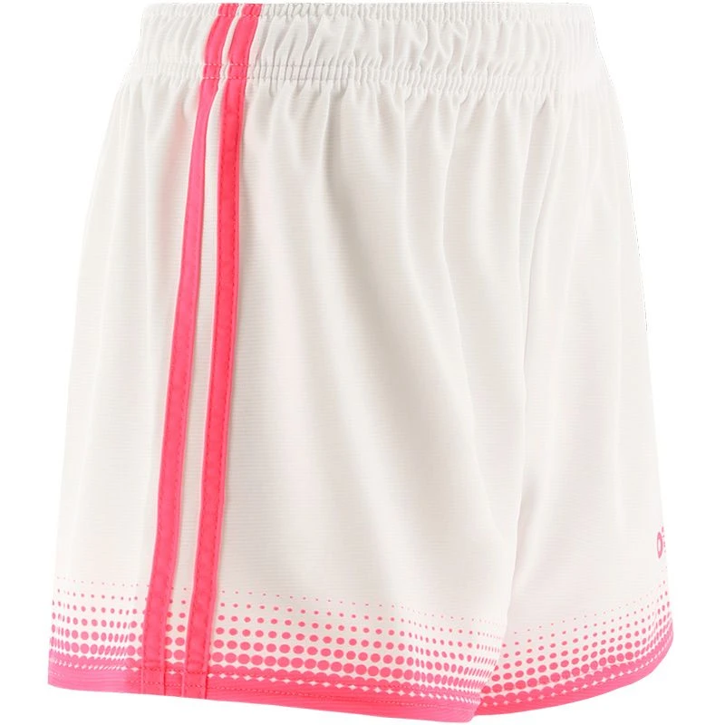 Kids' Nelson Shorts White / Pink 5 Kids' Nelson Shorts White / Pink - Image 3