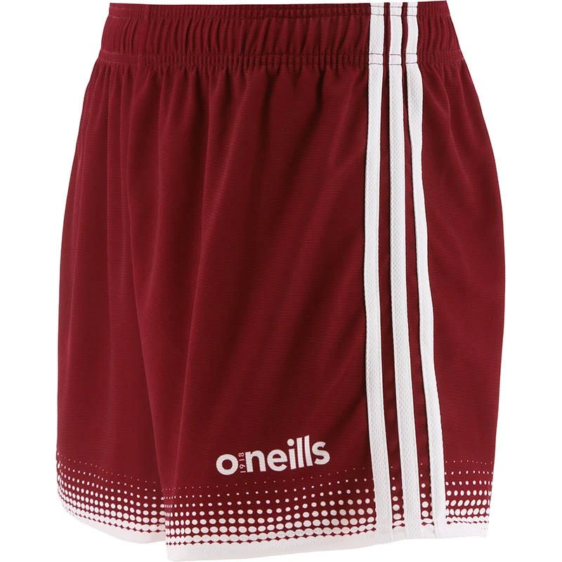 Women's Nelson Shorts Maroon / White 7 Women's Nelson Shorts Maroon / White - Image 5