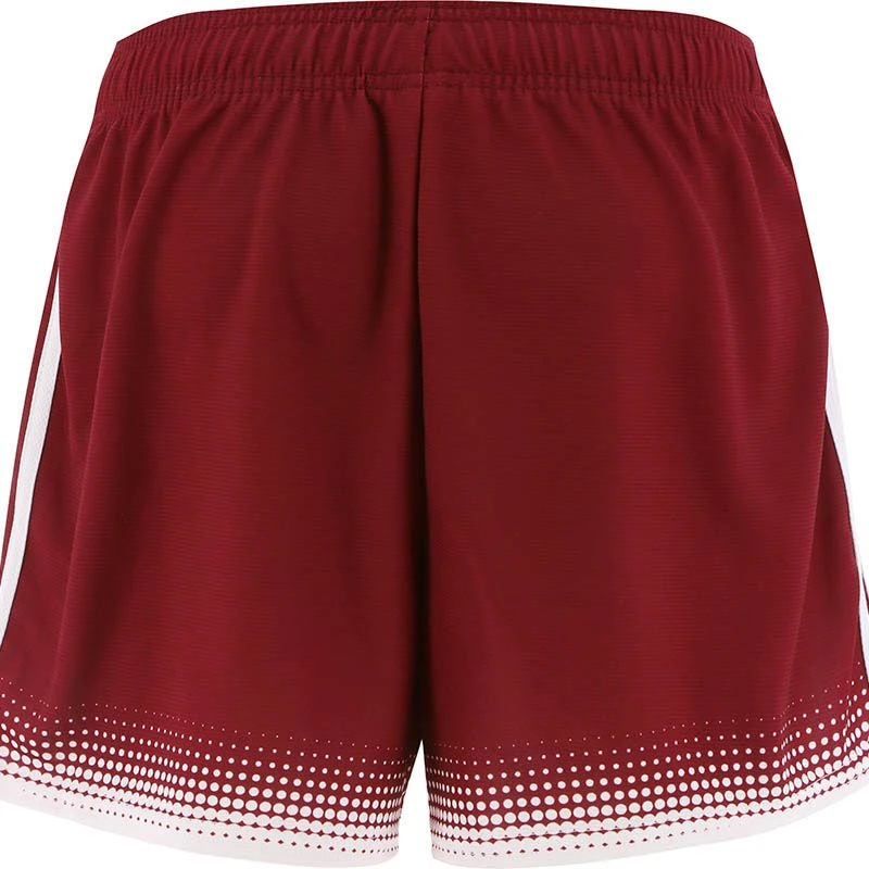 Women's Nelson Shorts Maroon / White 9 Women's Nelson Shorts Maroon / White - Image 7